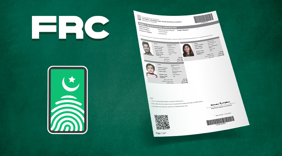 Apply Nadra FRC Online - Family Registration Certificate UK